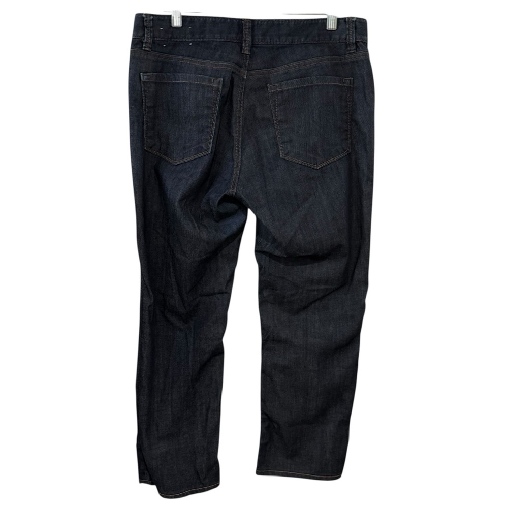 Ann Taylor LOFT 10 Curvy Straight Dark Wash Denim Jeans Classic Fit - Picture 4 of 5